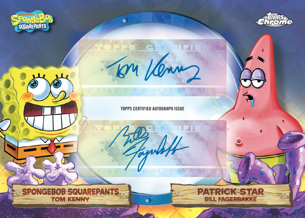 2025 topps Chrome Sapphire SpongeBob 25th Anniversary Hobby Box